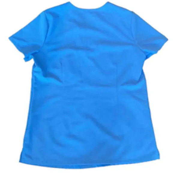 Figs Technical Collection Catarina 1 pocket scrub top PO # 1602 Blue Women’s XS - Picture 2 of 10